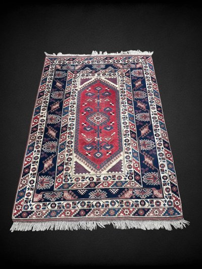 TAPPETO TURCO IN LANA ANNODATA FATTO A MANO 220CM X 162CM