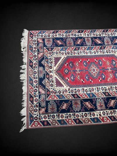 TAPPETO TURCO IN LANA ANNODATA FATTO A MANO 220CM X 162CM