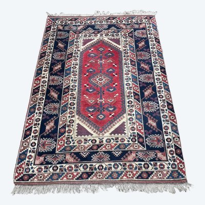 TAPPETO TURCO IN LANA ANNODATA FATTO A MANO 220CM X 162CM