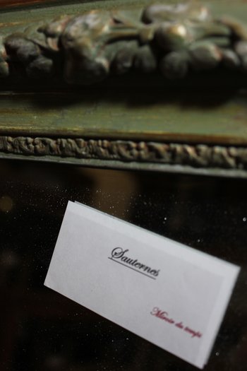 Small mirror restoration, patina, gold and mercury 43 x 55 cm
