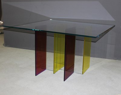Tavolo da pranzo "Slide" di René Bouchara per Roche Bobois 