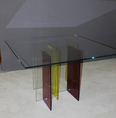 Tavolo da pranzo "Slide" di René Bouchara per Roche Bobois 