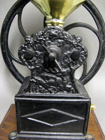 Large Lefévre & Lebrun d'Estaminet Countertop Coffee Grinder.