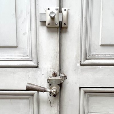 Haussmannian Woodwork With Its Double Door