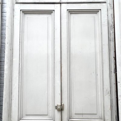 Haussmannian Woodwork With Its Double Door