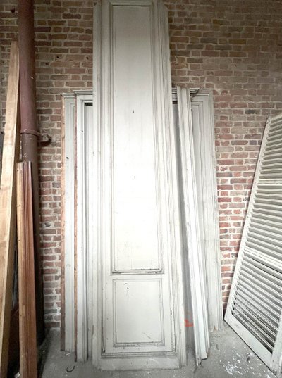 Haussmannian Woodwork With Its Double Door