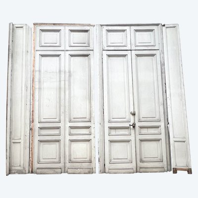 Haussmannian Woodwork With Its Double Door