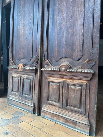 Double Porte Cochère De Style Napoléon III 190x333x12cm