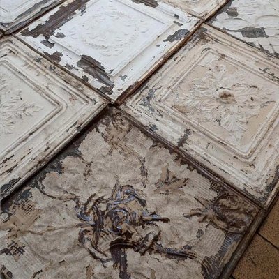 Embossed Sheet Metal Plate 60x60cm Various Patterns