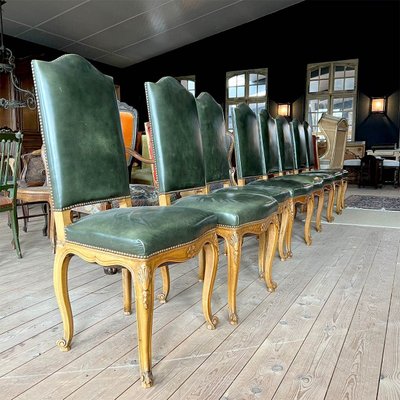 Lot of Louis XV style chairs
