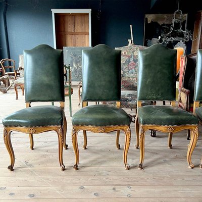 Lot of Louis XV style chairs