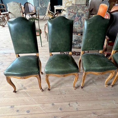Lot of Louis XV style chairs