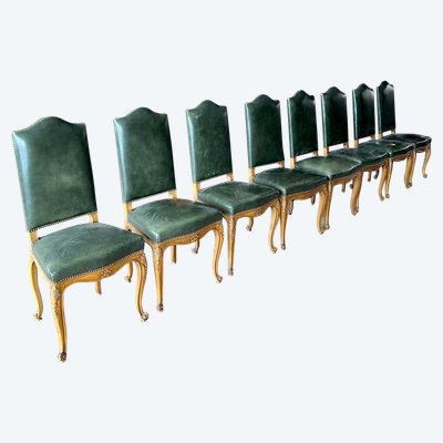 Lot of Louis XV style chairs