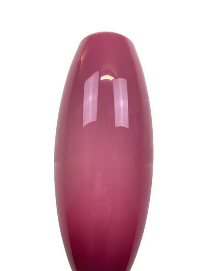 Large Pink Art Deco Opaline Vase