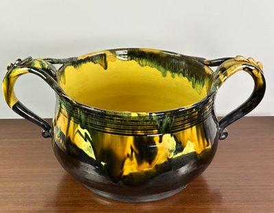 Lavandino in ceramica vintage di André Chaudemanche 1960