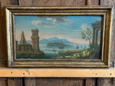Charles Léopold Grevenbroeck (1730-1759) Pair of Oil Paintings on Copper 18th Century