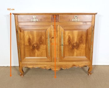  Buffet régional en Merisier massif, style Transition Louis XV / Louis XVI - Milieu XIXe 