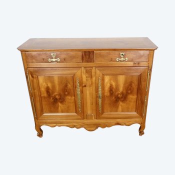  Credenza in ciliegio massiccio, stile di transizione Luigi XV / Luigi XVI - metà del XIX secolo