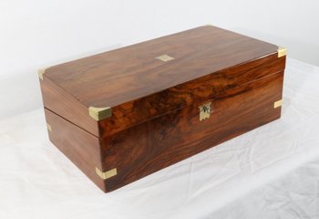  Écritoire de voyage en Noyer - Fin XIXe 