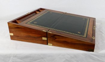  Écritoire de voyage en Noyer - Fin XIXe 