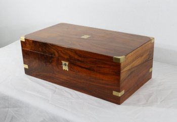  Écritoire de voyage en Noyer - Fin XIXe 