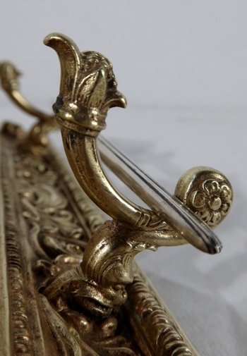 Gilded bronze inkwell, in the Renaissance style - Late 19th century