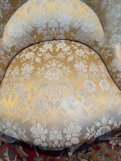 Paire de fauteuils crapaud 