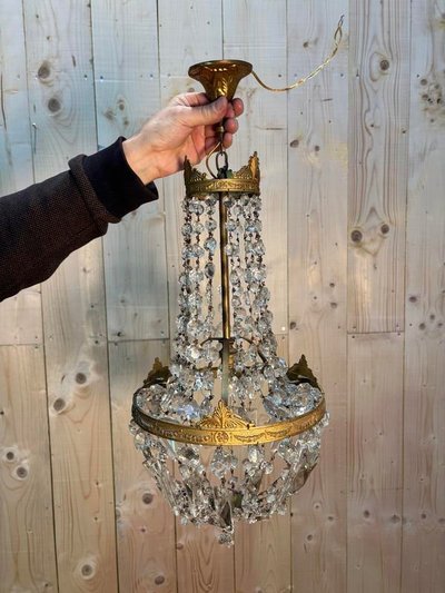 Lampadario a baldacchino di Pampilles