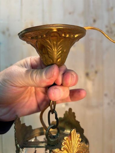 Lampadario a baldacchino di Pampilles
