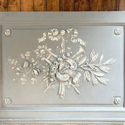 Louis XVI Style Trumeau Mercury Mirror 109×216 Cm