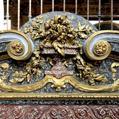 Napoleon III Style Decorative Door Imitation Marble