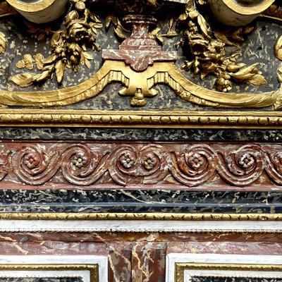 Napoleon III Style Decorative Door Imitation Marble