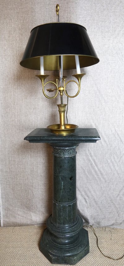 Large hot water bottle lamp