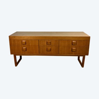 Credenza inglese in teak vintage anni '60