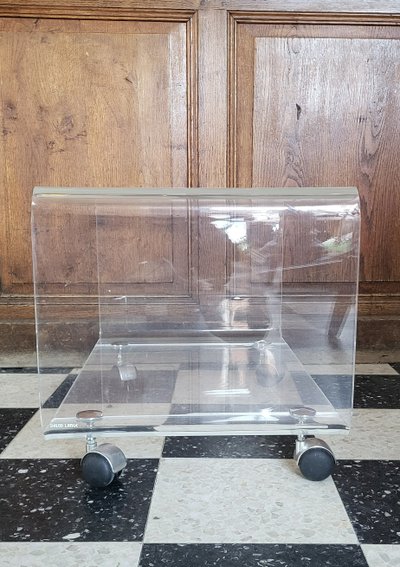 Tavolino da caffè in plexiglas David Lange / Carrello di servizio