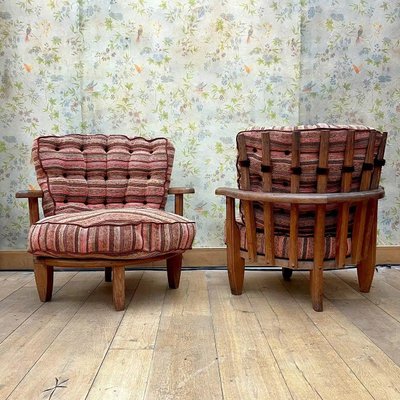Paire De Fauteuils Tricoteuse Guillerme Et Chambron