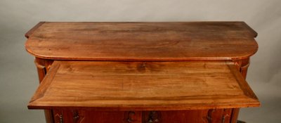 Buffet En Noyer à Tirette XVIIIème Est de la France