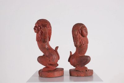 Burmese Animist Figures, Nat or Chinthe.