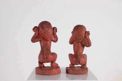 Burmese Animist Figures, Nat or Chinthe.