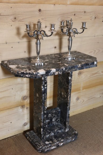 Console Art Déco en marbre