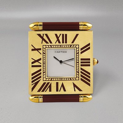 Wunderschöner Cartier-Wecker-Pendulette aus den 1990ern. Hergestellt in der Schweiz