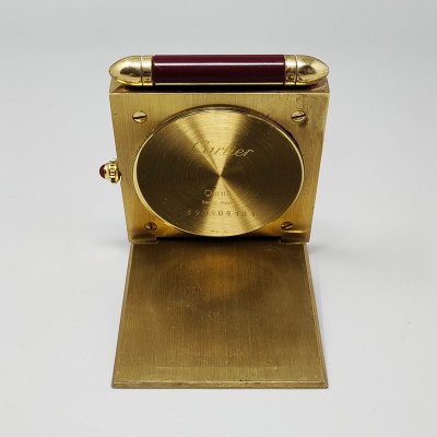 Wunderschöner Cartier-Wecker-Pendulette aus den 1990ern. Hergestellt in der Schweiz