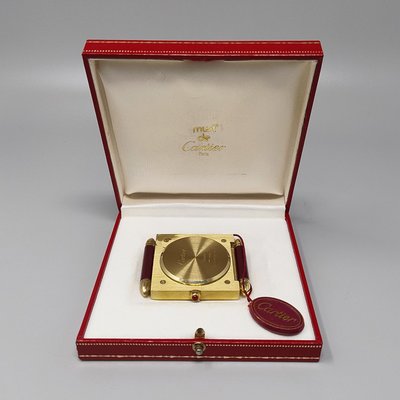 Wunderschöner Cartier-Wecker-Pendulette aus den 1990ern. Hergestellt in der Schweiz