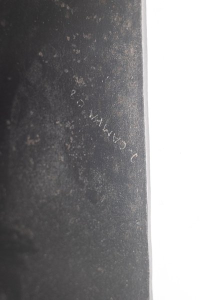 Jean Campa. Scultura verticale in metallo patinato. Anni '80. LS62151309P