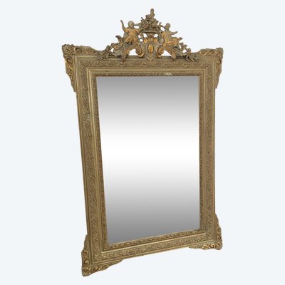 Large 19th Century Mercury Gilded Mirror – 76 cm X 122 cm