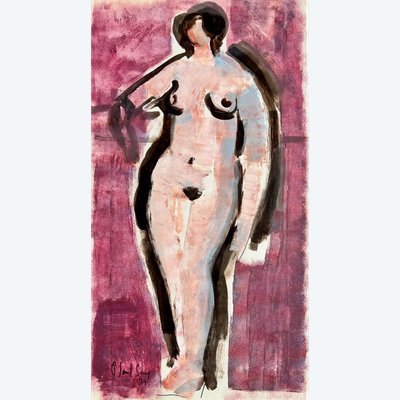 Studio di un nudo rosa.