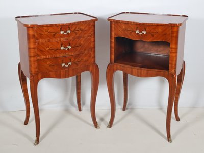 Paire de tables de chevets style Louis XV début XXe siècle 
