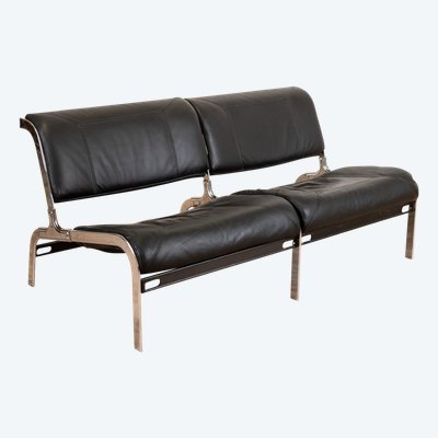 Vintage Whist 2-Sitzer-Sofa von Olivier Mourgue für Airborne, 1964.