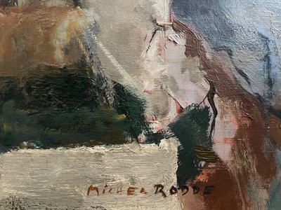 Peinture moderne Michel RODDE (1913-2009) La falaise  musée Granet d’Aix-en-Provence