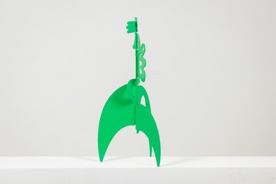 Antonine de Saint Pierre. Sculpture verte « Le baiser ». Contemporain. LS6245487Y